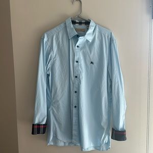 Men’s Burberry button down dress shirt